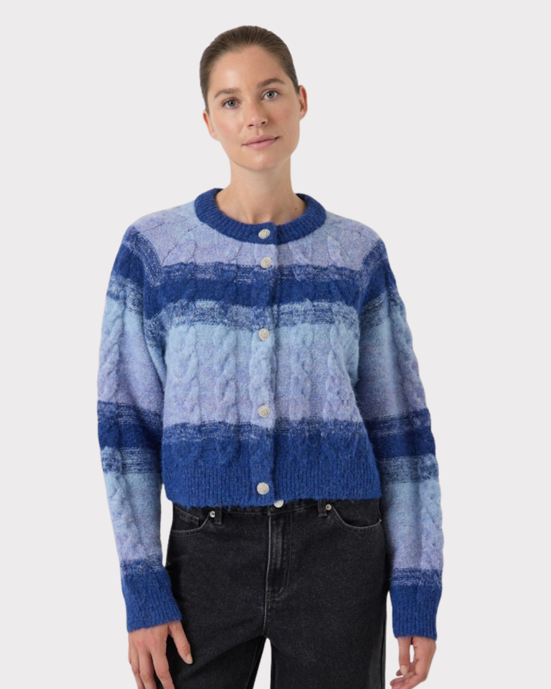 Megano Knit Short Cardigan-Genser-YAS-Aandahls