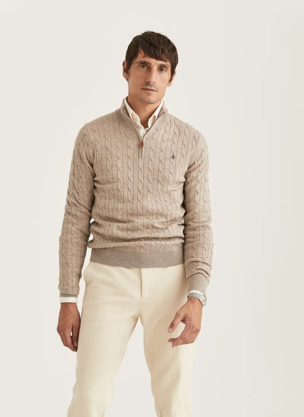 Merino Cable John Zip-Strikk-Morris-Aandahls