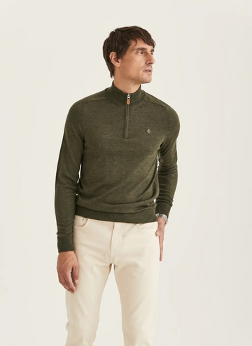 Merino John Zip-Strikk-Morris-Aandahls