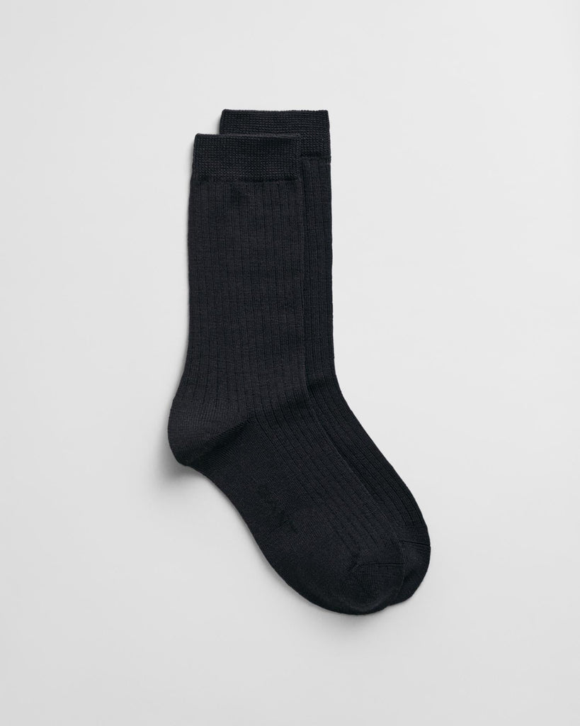 Merino wool rib socks-Accessories-Gant-Aandahls