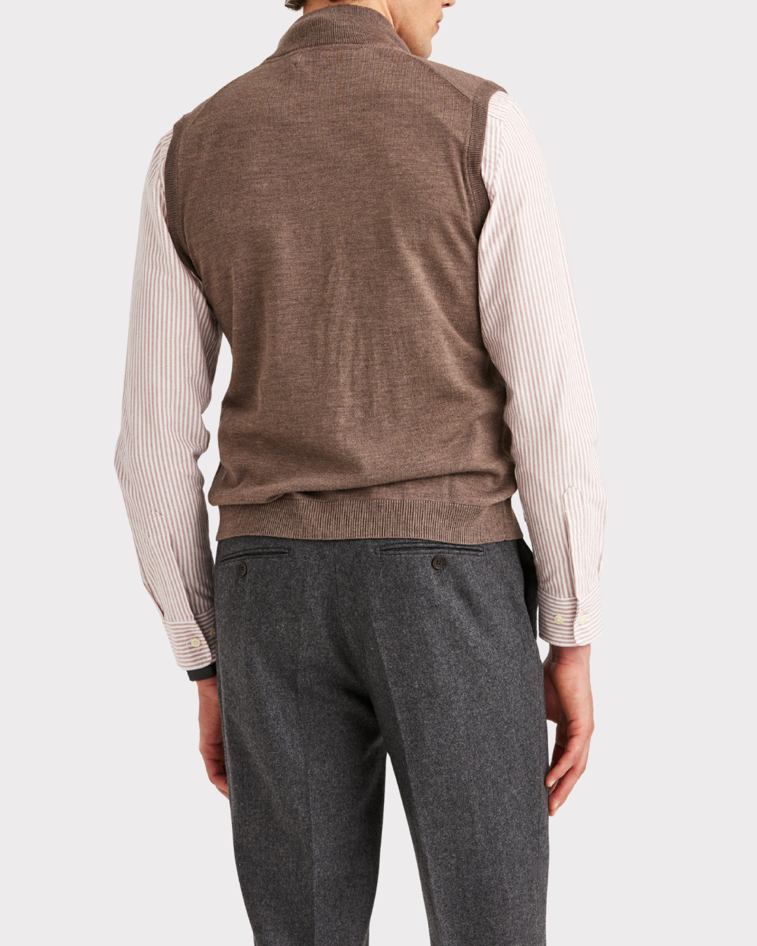 Merino zip vest-Genser-Morris-Aandahls