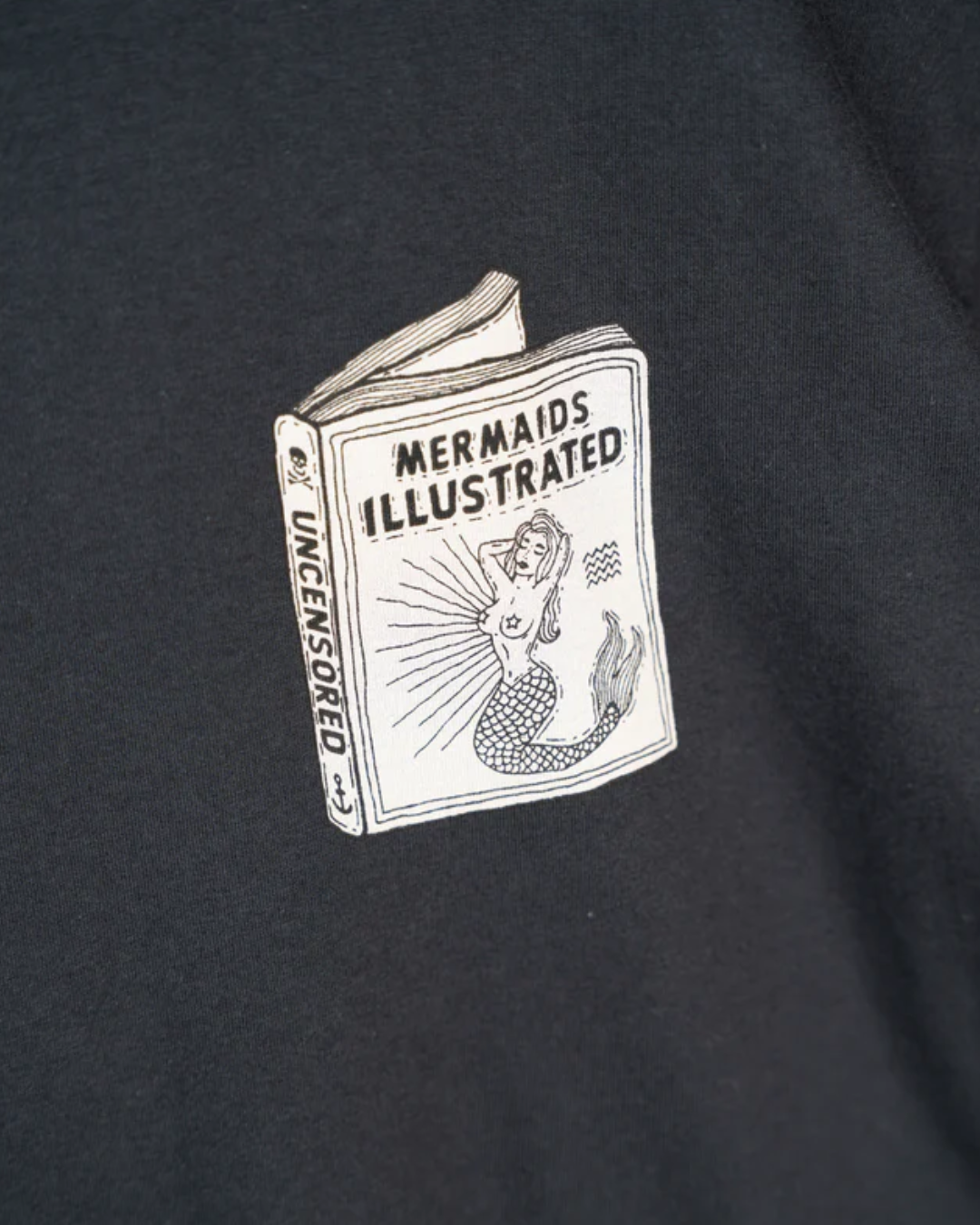 Mermaids Illustrated Book T-shirt-T-shirt-Lakor-Aandahls