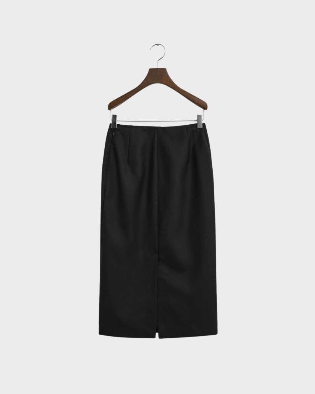 Midi Wool Blend Pencil Skirt-Skjørt-Gant-Aandahls