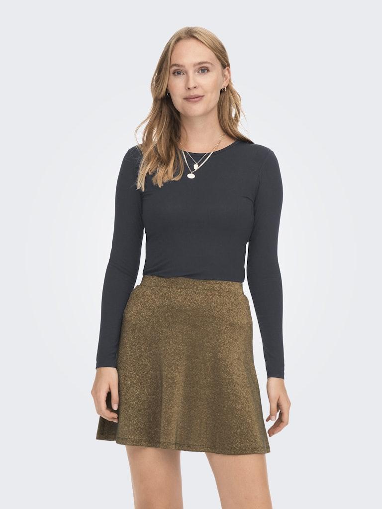 Mila L/S O-Neck Top-Topper-Jacqueline de Yong-Aandahls