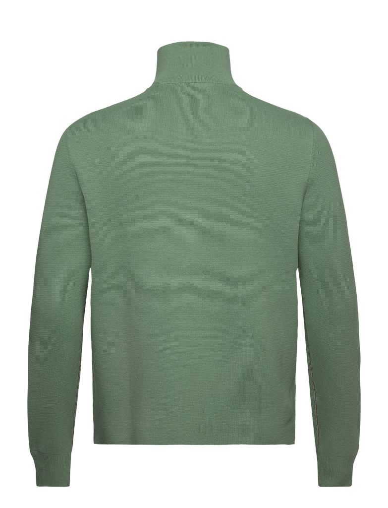 Milano Knit Cotton Half Zip-Genser-Gant-Aandahls