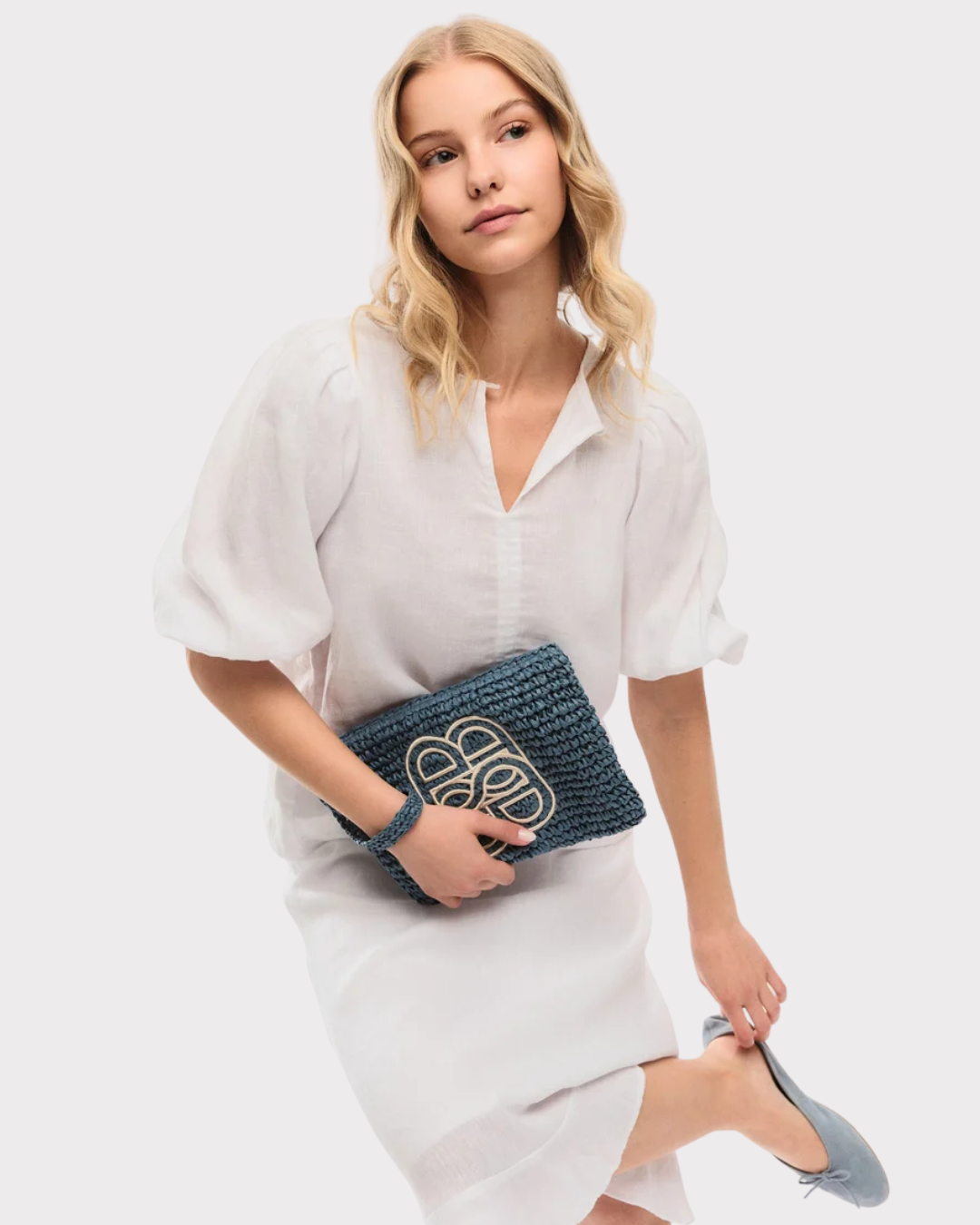 Mim Straw Clutch-Veske-Ella&il-Aandahls