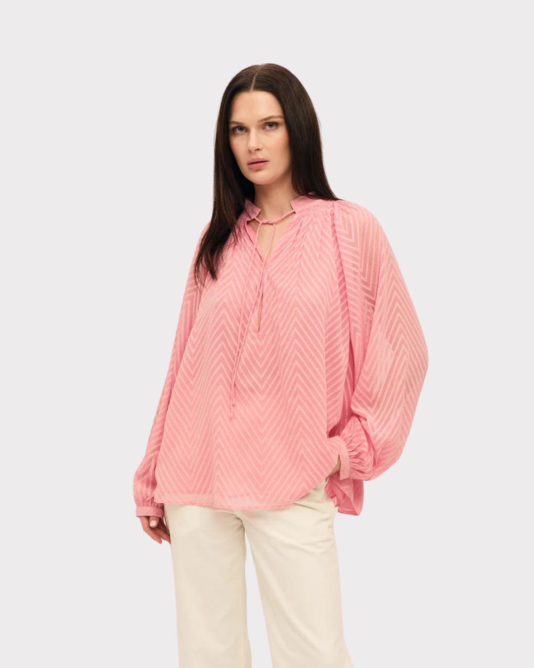 Mimosa split Blouse-Topper-OnceUntold-Aandahls