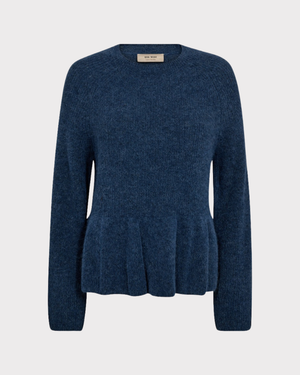 Mmthora O-Neck Frill Knit-Genser-Mos Mosh-Aandahls
