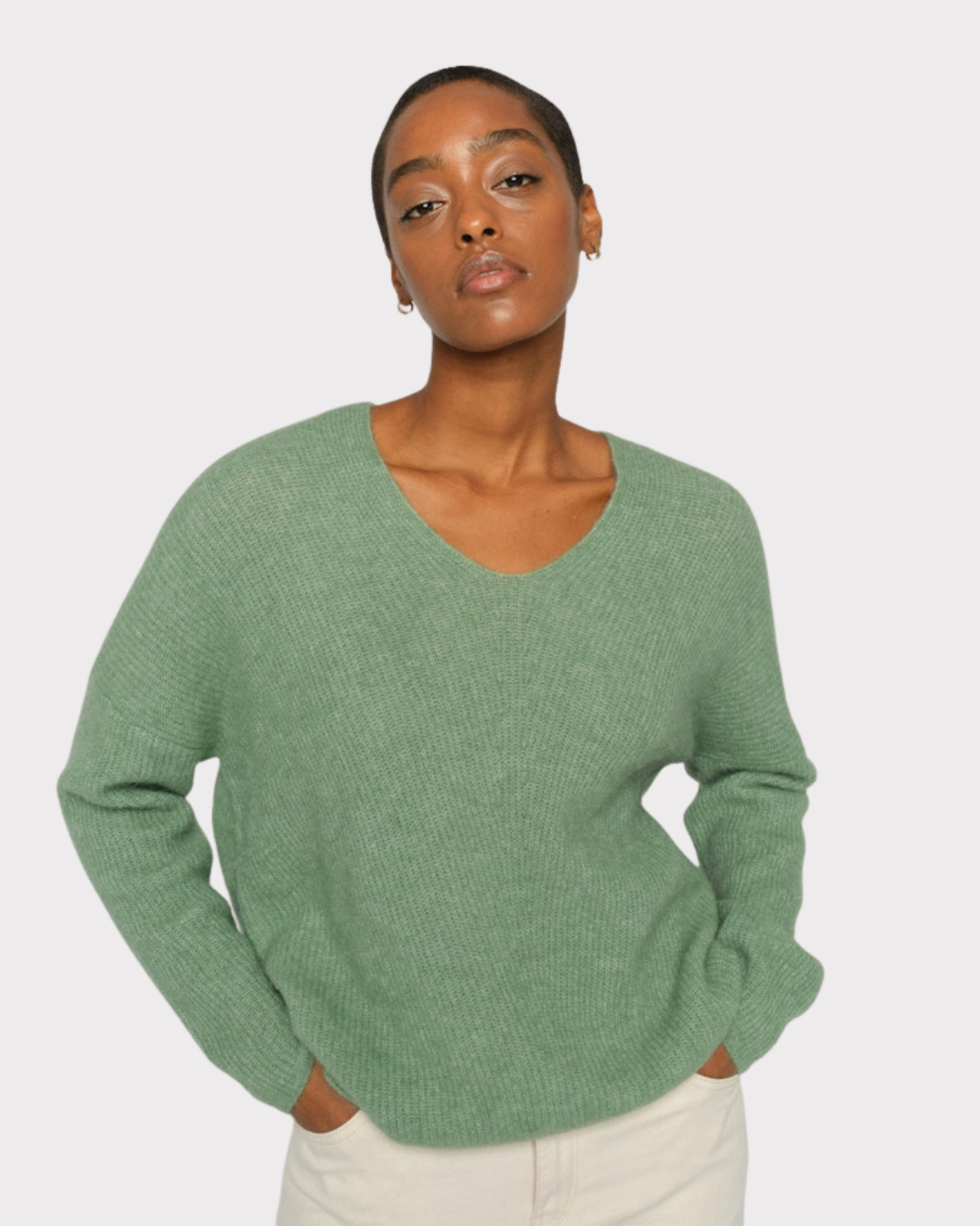 Mmthora V-Neck Knit-Genser-Mos Mosh-Aandahls