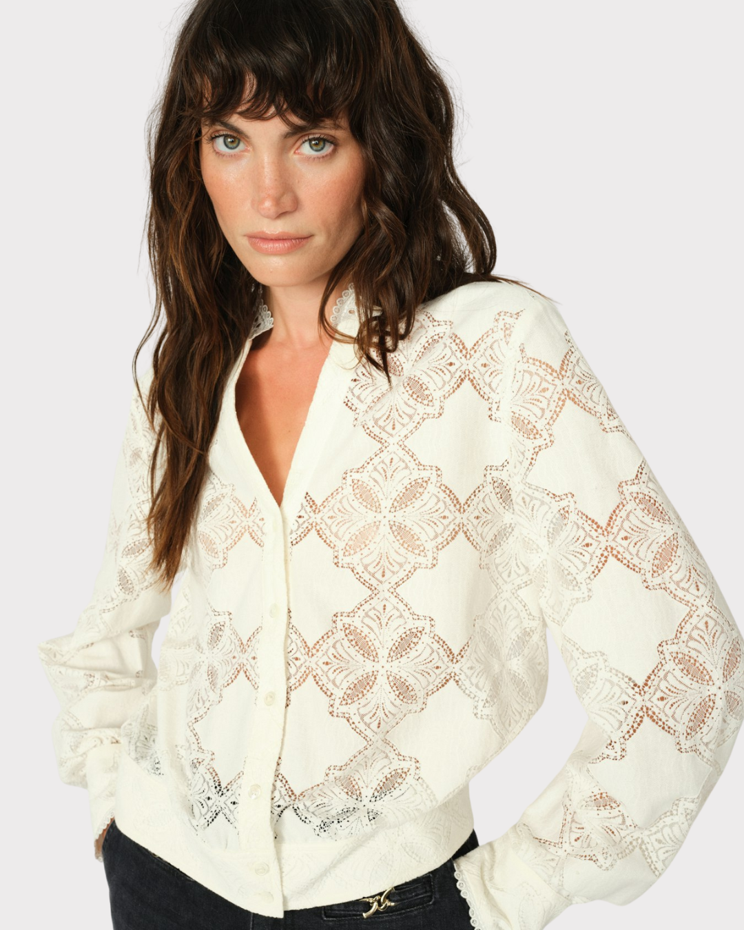 Monia yen lace shirt-Overdel-Mos Mosh-Aandahls