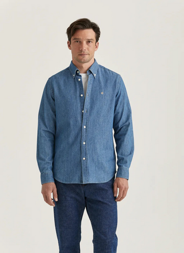 Morris Denim Shirt - Classic Fit-Skjorter-Morris-Aandahls