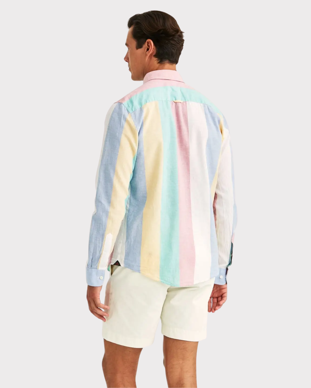 Morris Happy Linen Stripe-Skjorte-Morris-Aandahls