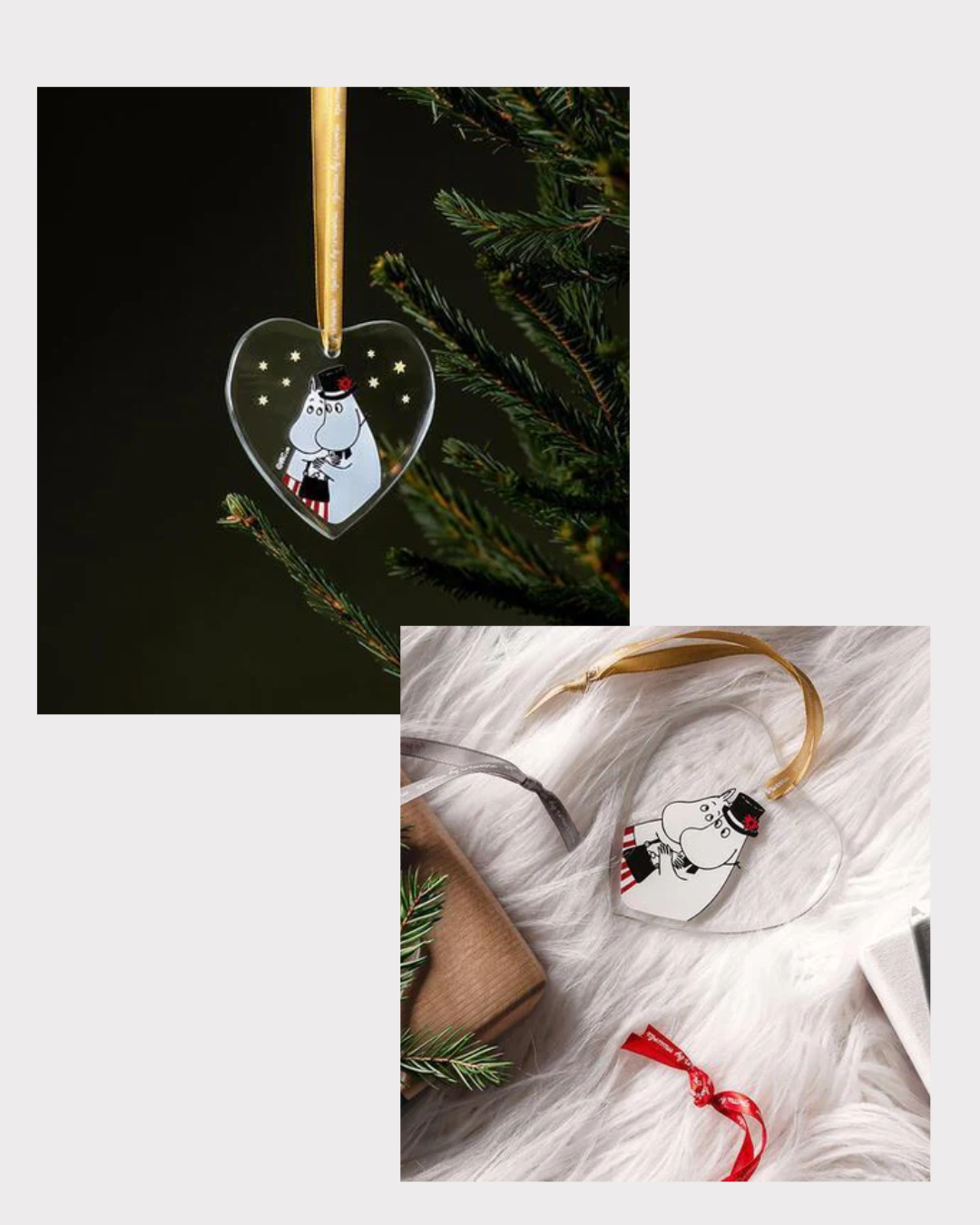 Mummi glassdekor - jul (mamma og pappa)-Dekor-Inspirasjon Forlag-Aandahls