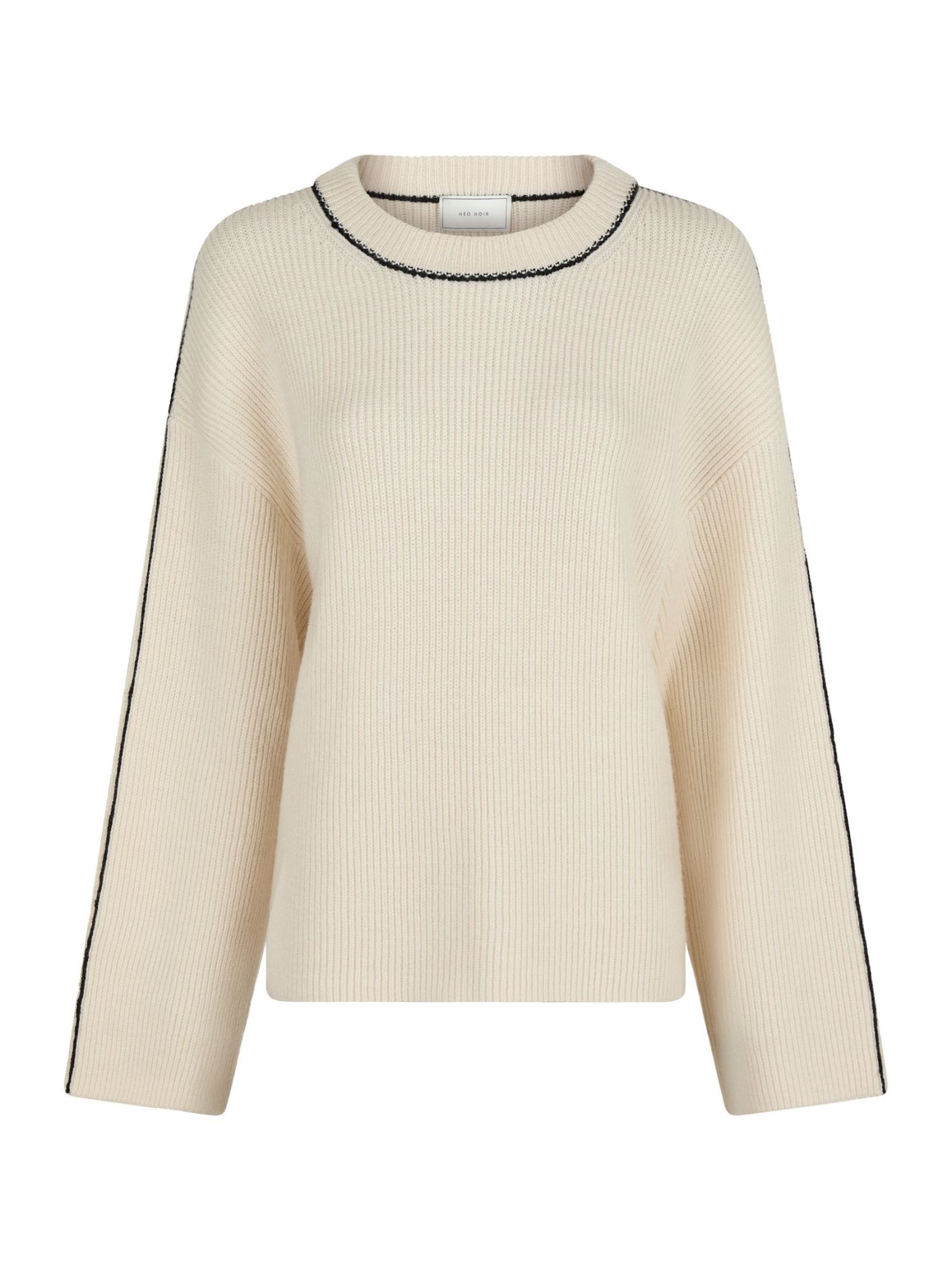 NEO NOIR LATTE KNIT BLOUSE 124-Genser-Neo Noir-Aandahls