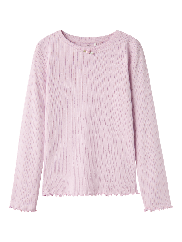 NKFSILKE LS SLIM TOP-Topper-Name it-Aandahls