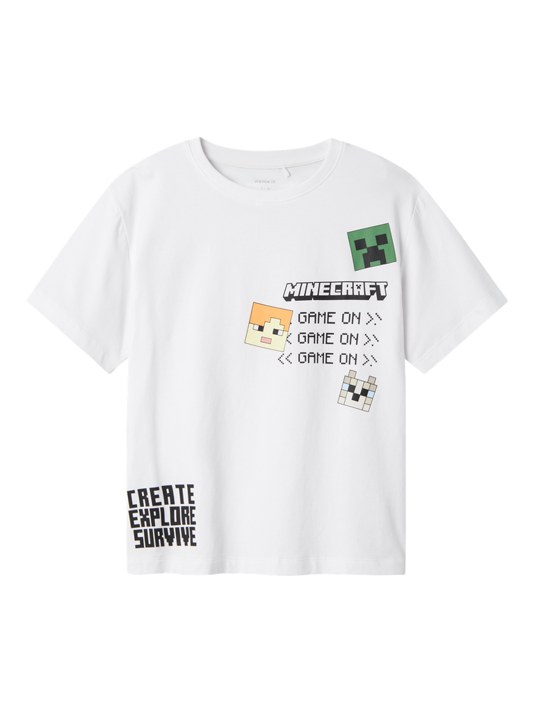 NKMJAFAR MINECRAFT NREG SS TOP BOX BFU-T-shirt-Name it-Aandahls