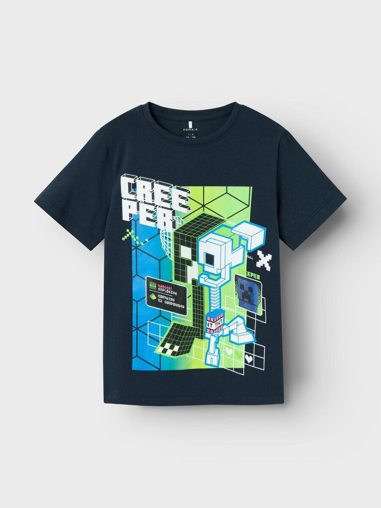 NKMJoshi Minecraft SS Top Box BFU-T-shirt-Name it-Aandahls