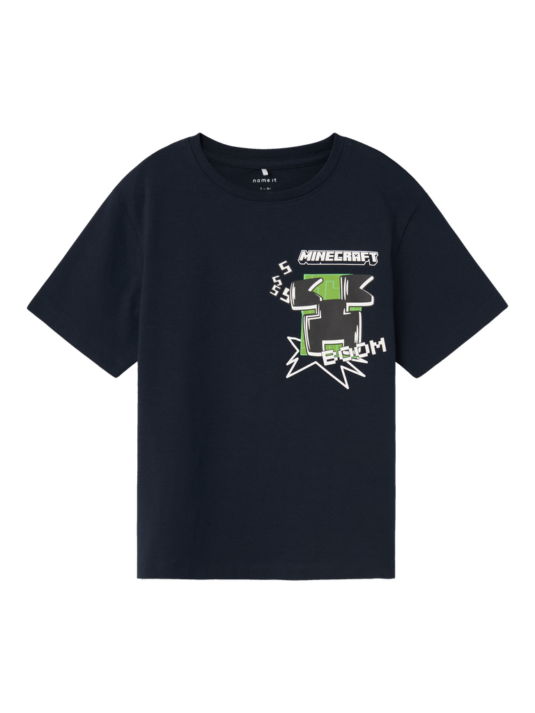 NKMODET MINECRAFT SS NREG TOP BOX BFU-T-shirt-Name it-Aandahls