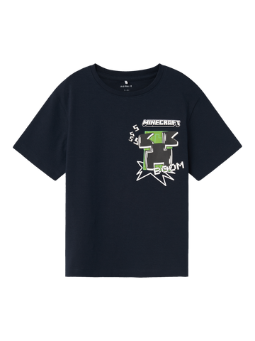 NKMODET MINECRAFT SS NREG TOP BOX BFU-T-shirt-Name it-Aandahls