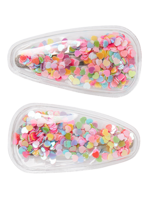 NMFConfetti 2P Hairclip-Hårpynt-Name it-Aandahls