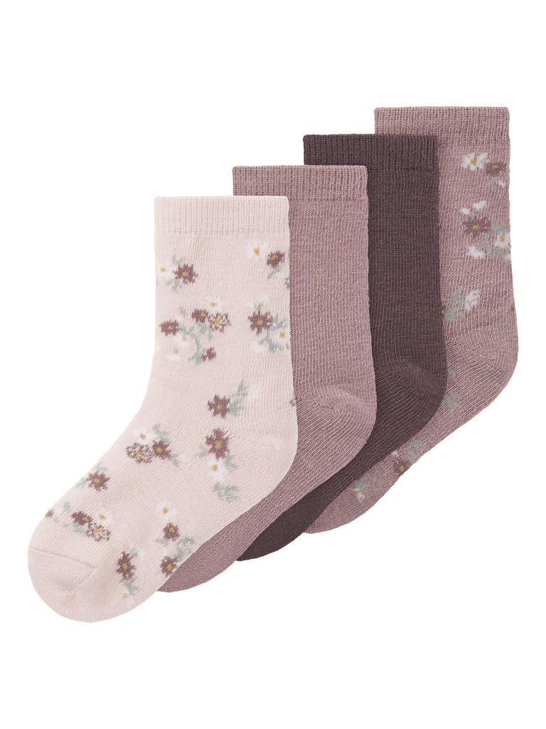 NMFWAK WO/BL 4P SOCK-Accessories-Name it-Aandahls