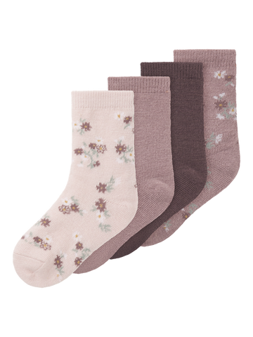 NMFWAK WO/BL 4P SOCK-Accessories-Name it-Aandahls