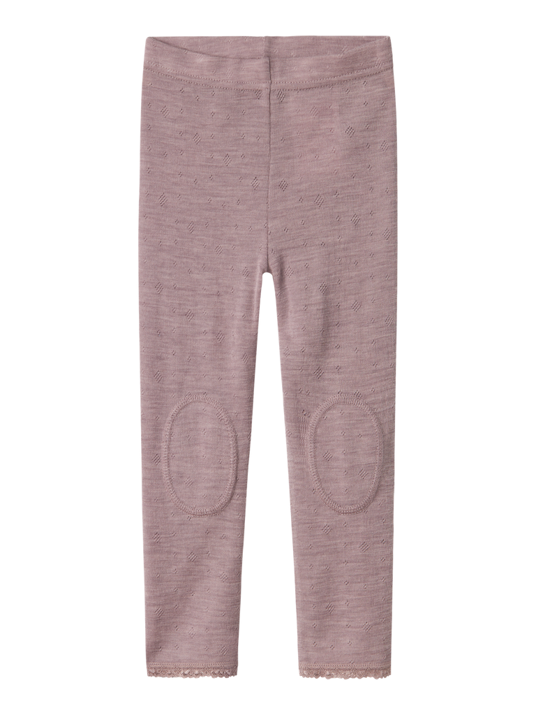 NMFWang Wool Neddle Legging Solid NOOS-Ull-Name it-Aandahls