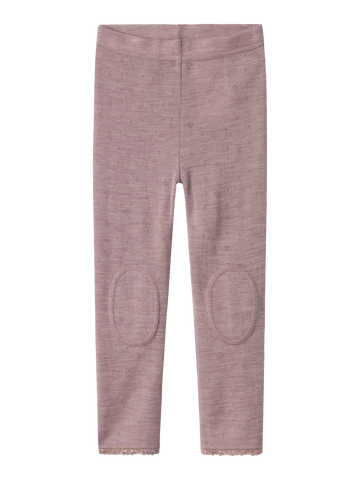 NMFWang Wool Neddle Legging Solid NOOS-Ull-Name it-Aandahls