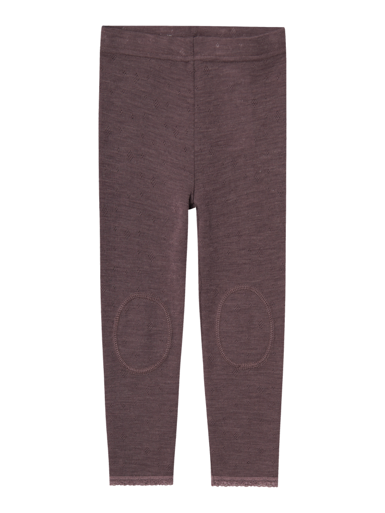 NMFWang Wool Needle Legging Solid NOOS-Ull-Name it-Aandahls