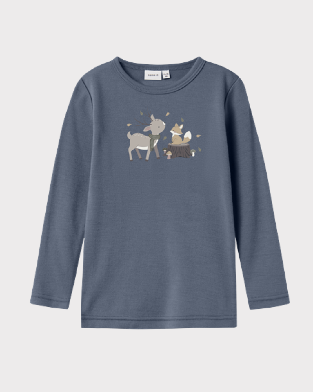 NMMWILLITUS WOOL LS TOP-T-shirt-Name it-Aandahls