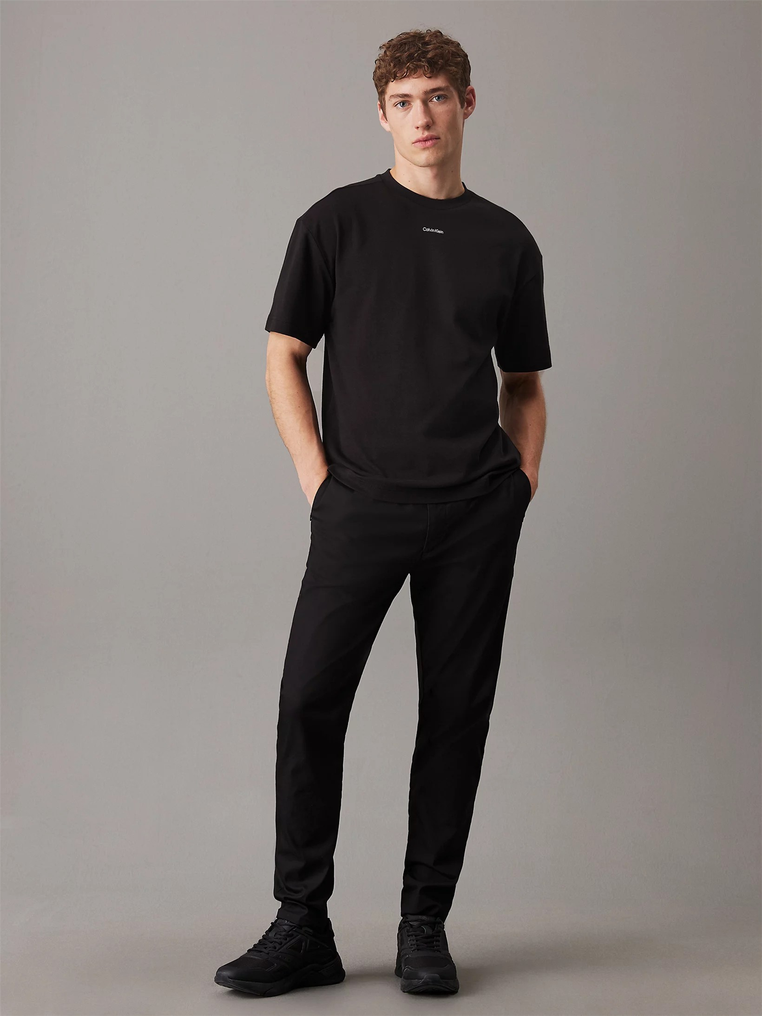 Nano Logo Interlock T-shirt-T-shirt-Calvin Klein-Aandahls