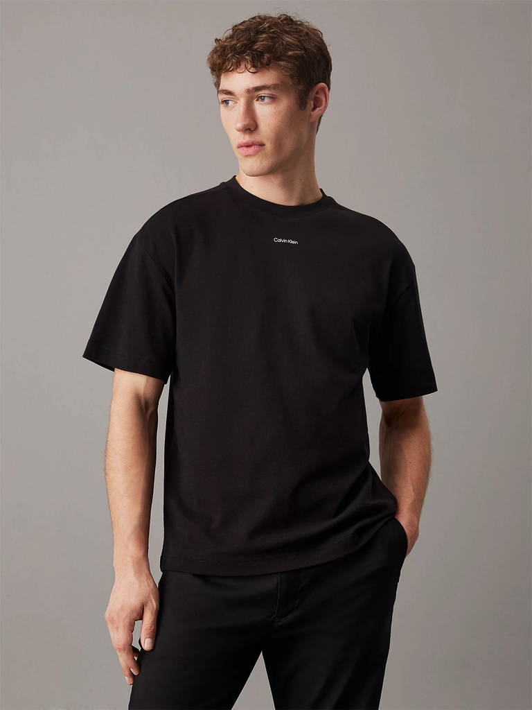 Nano Logo Interlock T-shirt-T-shirt-Calvin Klein-Aandahls