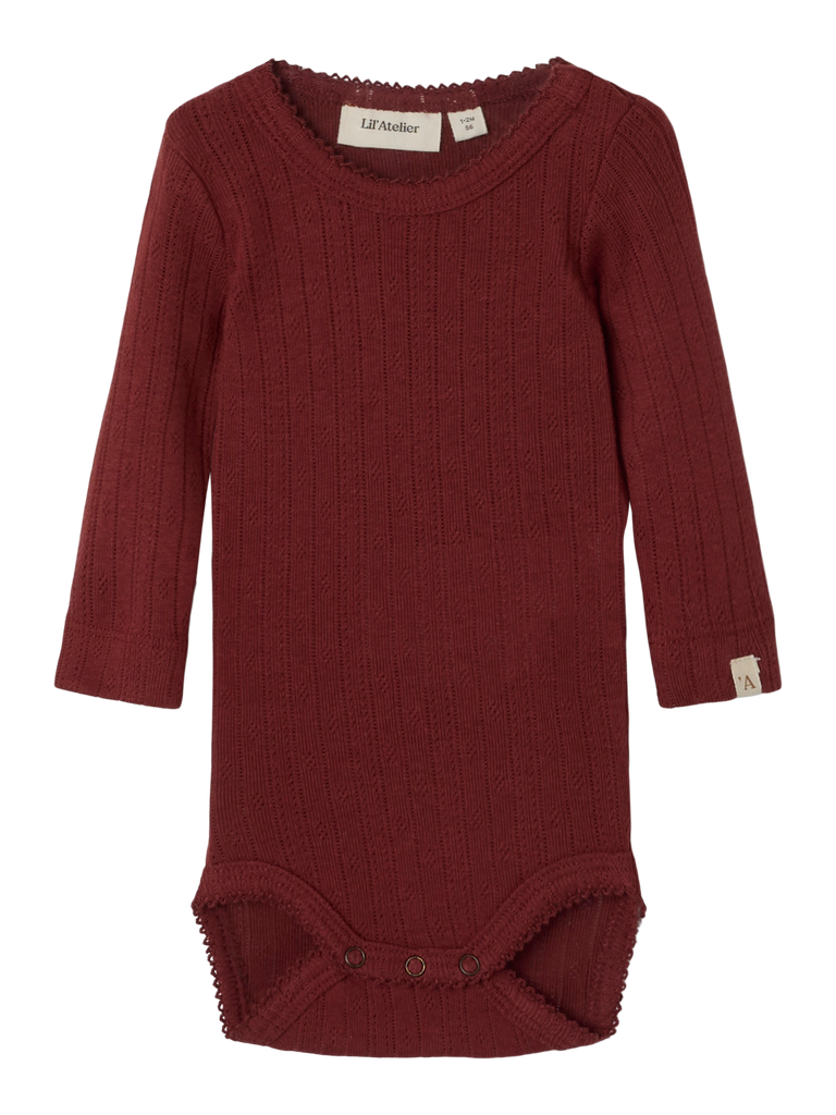 Nbfrachel Nes LS Slim Body Hea Lil-Topper-Lil-Atelier-Aandahls