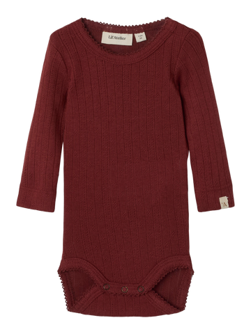 Nbfrachel Nes LS Slim Body Hea Lil-Topper-Lil-Atelier-Aandahls