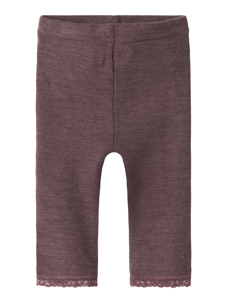 Nbfwang Wool Needle Legging Solid Noos-Bukser-Name it-Aandahls