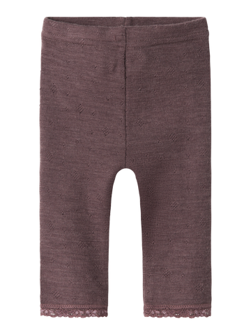 Nbfwang Wool Needle Legging Solid Noos-Bukser-Name it-Aandahls