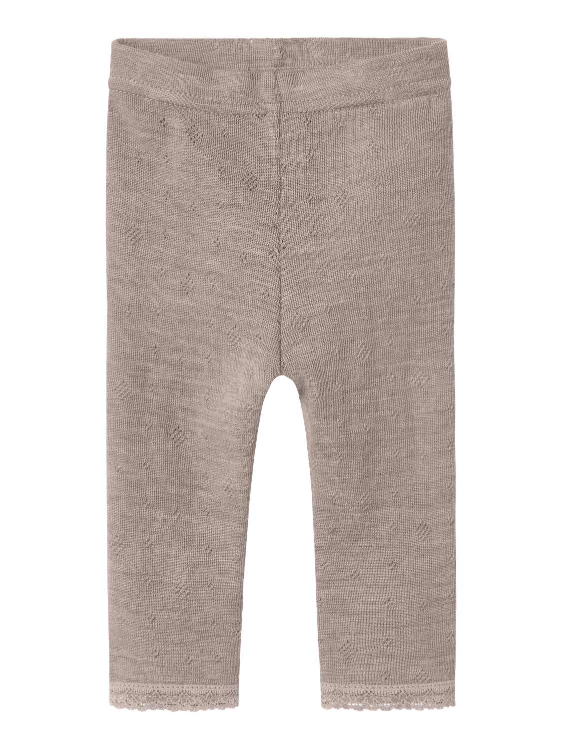 Nbfwang Wool Needle Legging Solid Noos-Ull-Name it-Aandahls