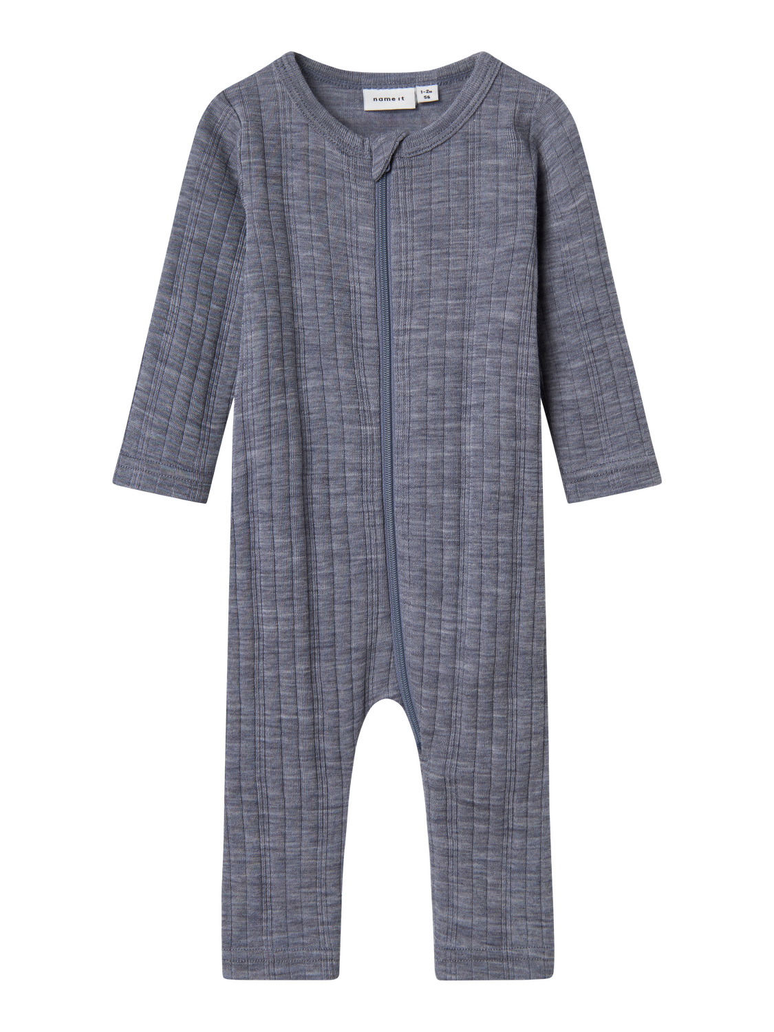 Nbmwang Wool Needle Nightsuit Solid Noos-Ull-Name it-Aandahls