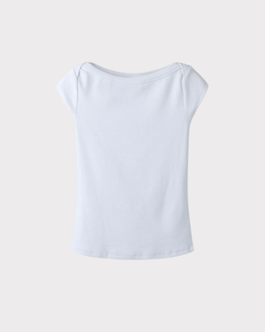 Nlfenvo Ss Short Boatneck S Top-Topp-Lmtd-Aandahls