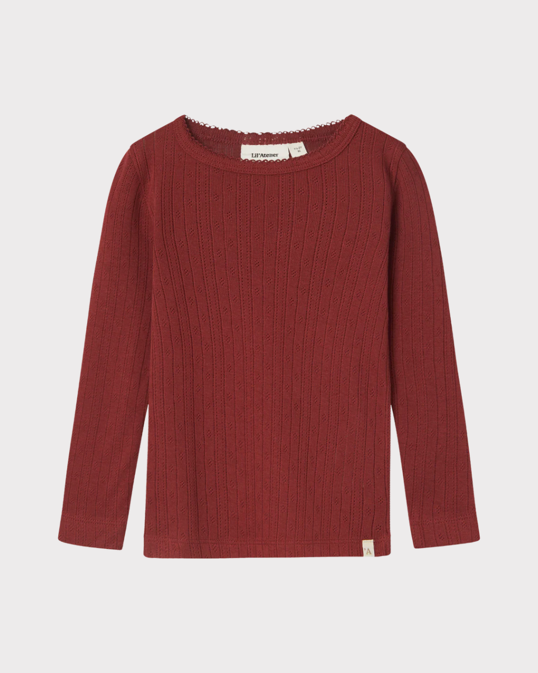 Nmfrachel nes LS slim top hea lil-Topper-Lil-Atelier-Aandahls