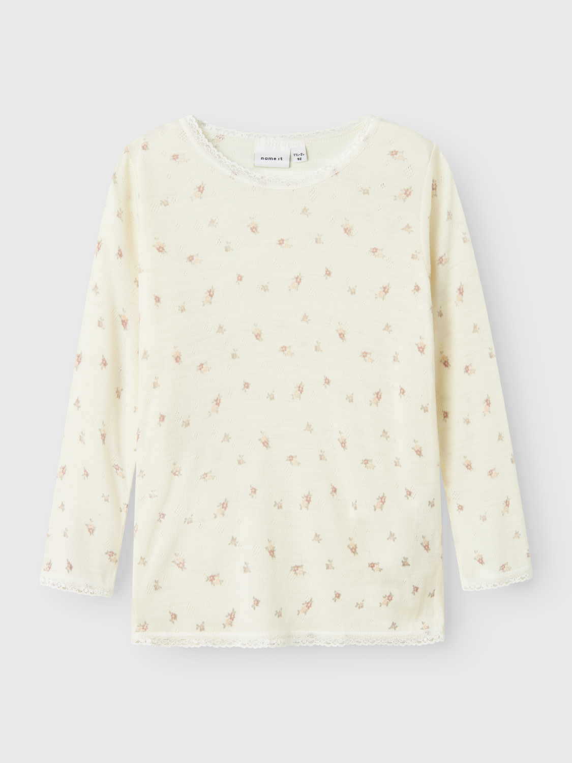 Nmfwang Wool Needle Ls Top Noos-Ull-Name it-Aandahls