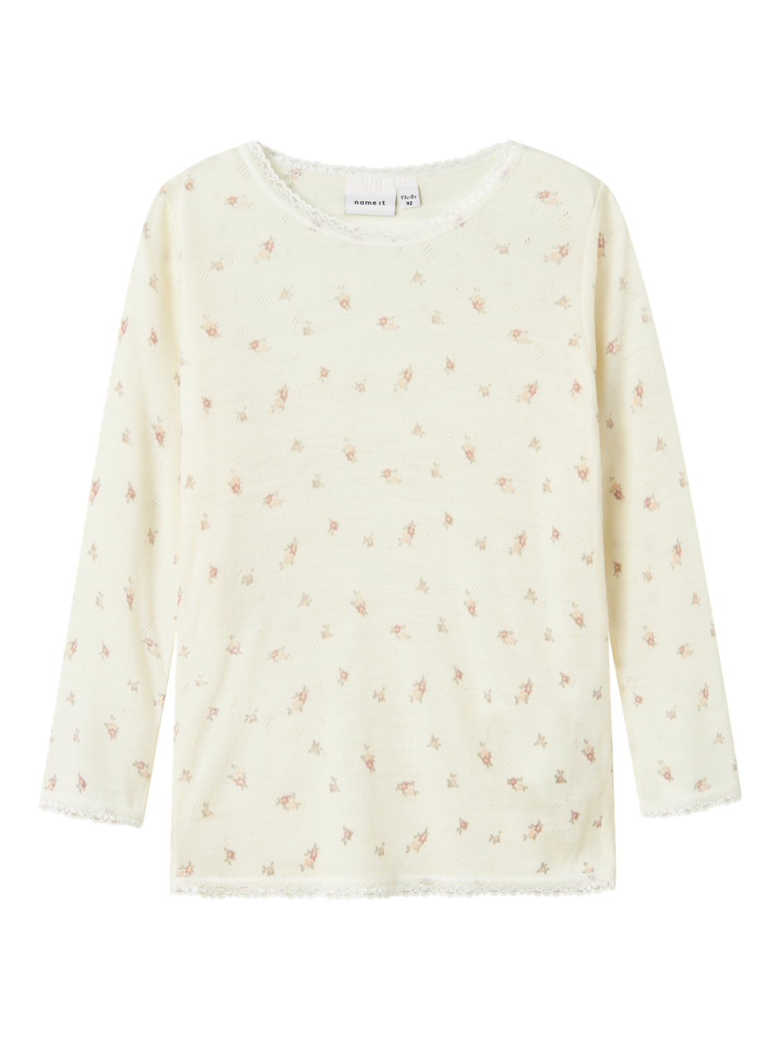 Nmfwang Wool Needle Ls Top Noos-Ull-Name it-Aandahls