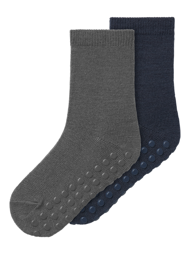 NmmWak wo/bl 2p sock w/non skid-Accessories-Name it-Aandahls