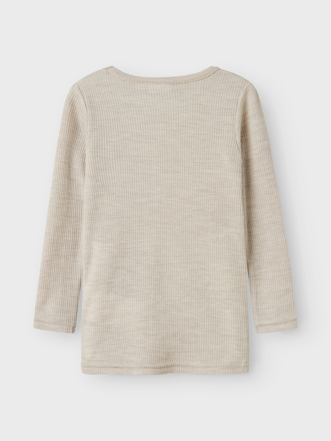 Nmnwax Wool Rib Ls Top Noos-Ull-Name it-Aandahls