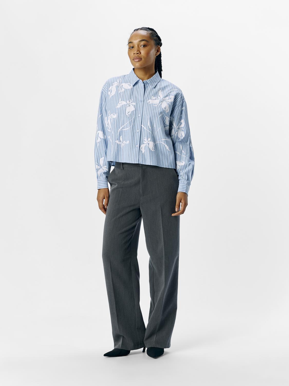 OBJAIKO RE L/S SHORT SHIRT 137-Shirts-Object Collectors Item-Aandahls