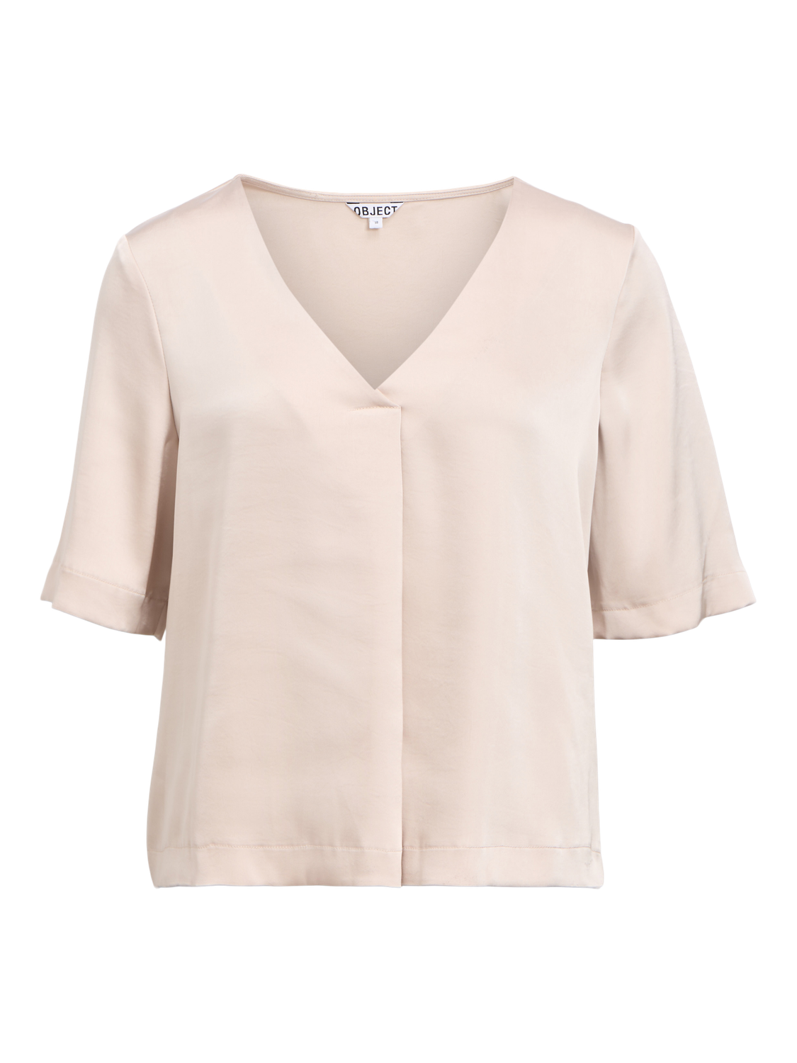 OBJCHILLI 2/4 LO V-NECK TOP DIV-Overdel-OBJECT-Aandahls