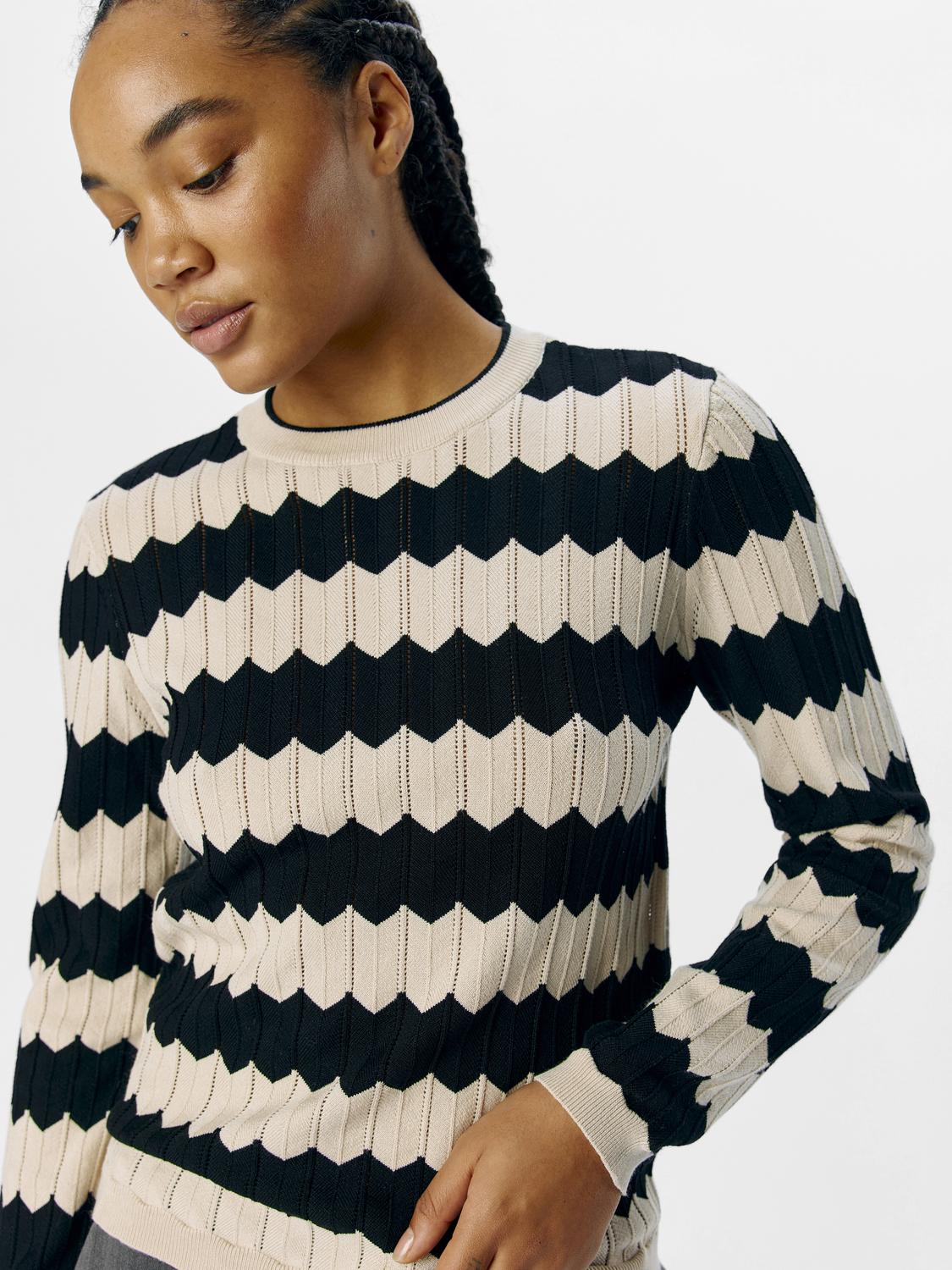 OBJEBBA L/S RE KNIT PULLOVER NOOS-Genser-Object Collectors Item-Aandahls