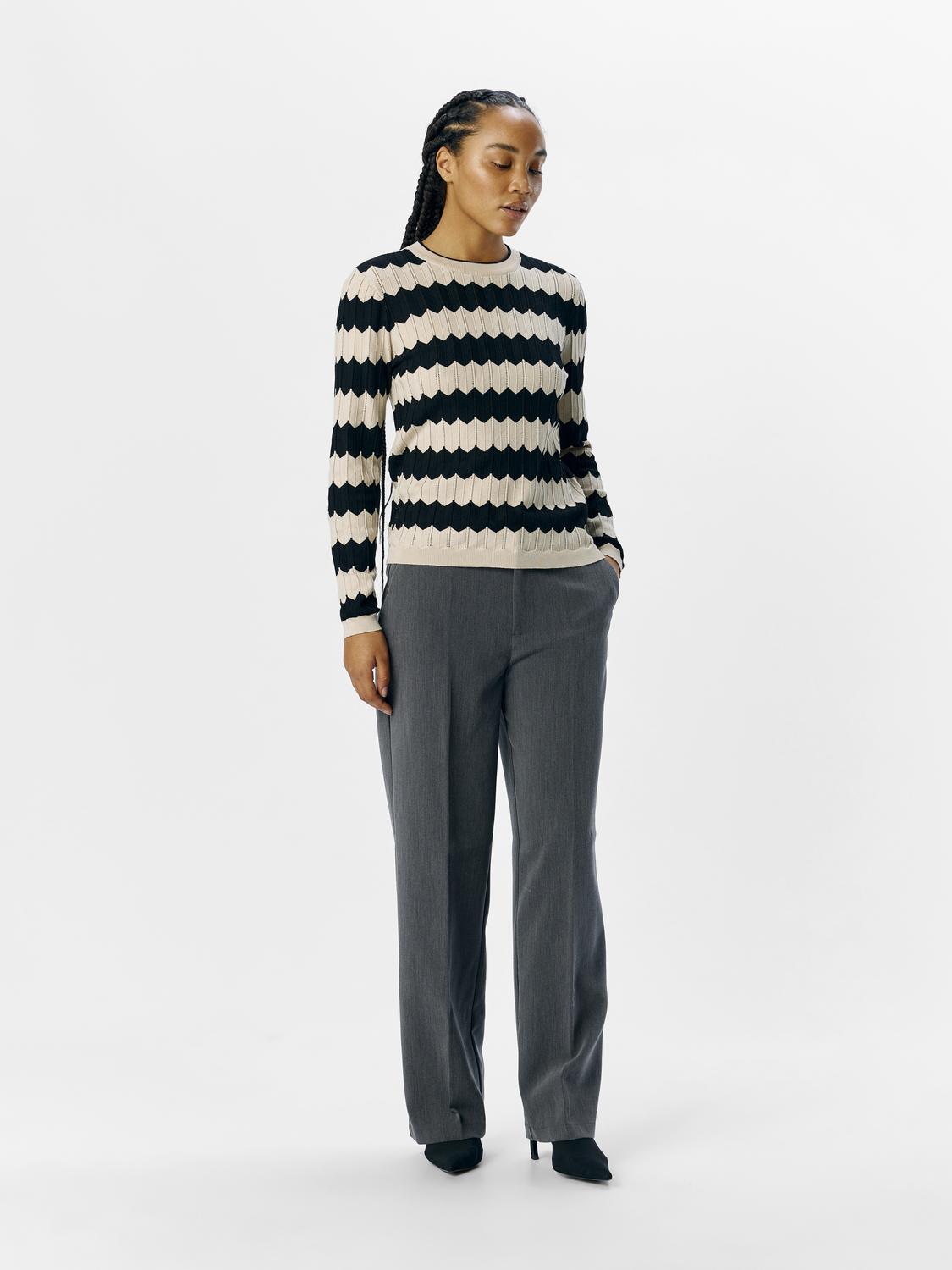 OBJEBBA L/S RE KNIT PULLOVER NOOS-Genser-Object Collectors Item-Aandahls