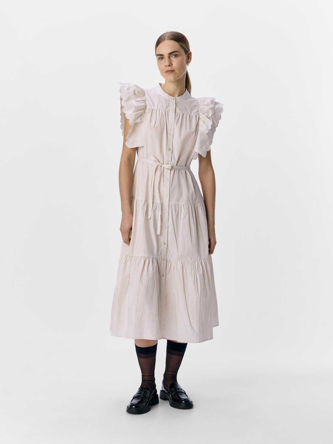 OBJHOPE CHINNA RE S/S LONG DRESS E DIV-Kjole-OBJECT-Aandahls