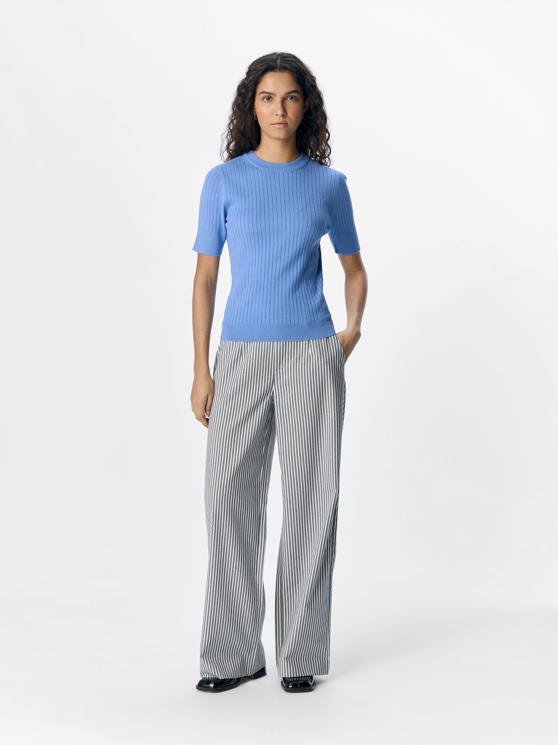 OBJNOELLE S/S KNIT T-SHIRT NOOS-Knit-Object Collectors Item-Aandahls